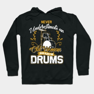 Drummer Old Drums Hoodie